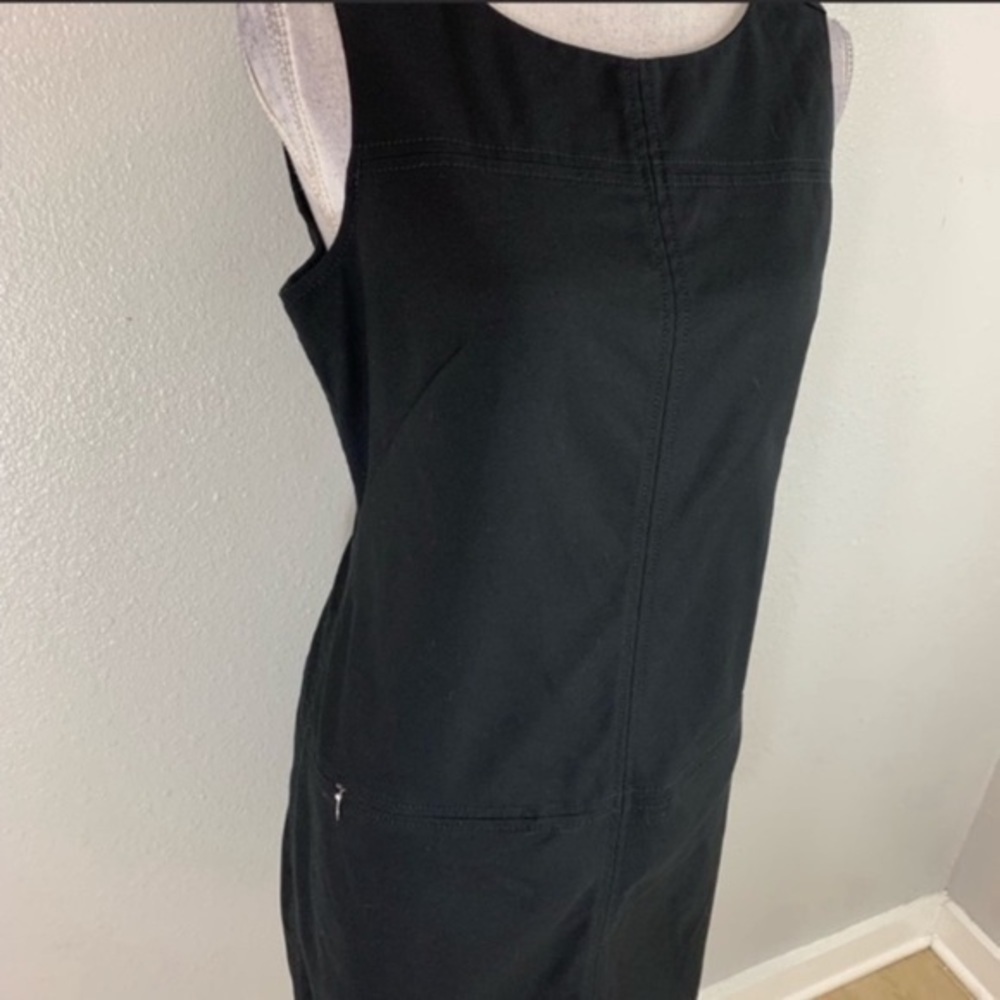 White House Black Market black drop waist sleeveless shift dress N30 - Picture 5 of 8